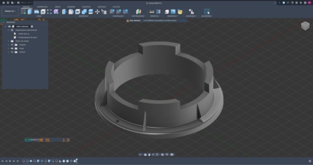 Stampa 3D pezzi meccanici parametrici
